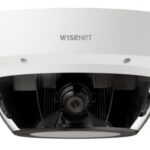 Hanwha Vision Dome  Kamera PNM-9002VQ   Überwachungskamera mit 5 Megapixel Auflösung. professionelle Kamera für außen