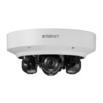 Hanwha Vision Dome  Kamera PNM-9084QZ1 3 - 6mm  Überwachungskamera mit 2 Megapixel Auflösung. professionelle Kamera für außen