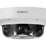 Hanwha Vision Dome  Kamera PNM-9084QZ1/KX 3 - 6mm  Überwachungskamera mit 2 Megapixel Auflösung. professionelle Kamera für außen