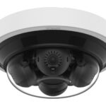 Hanwha Vision Dome  Kamera PNM-C16013RVQ 3,19mm  Überwachungskamera mit 4 Megapixel Auflösung. professionelle Kamera für außen