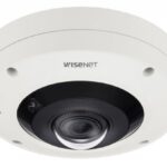 Hanwha Vision Hemispheric  Kamera XNF-9010RV 1,8mm  Überwachungskamera mit 12 Megapixel Auflösung. professionelle Kamera für außen