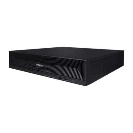 Hanwha Vision Netzwerkvideorecorder NVR XRN-1620SB1-6TB-S  mit 16 IP Kanälen integrierter PoE Switch professioneller IP Recorder