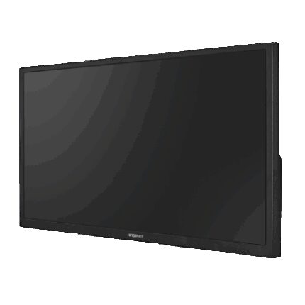 Hanwha Vision  Zoll Monitor.  Display mit  Pixel Auflösung,  Reaktionszeit