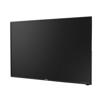 Hanwha Vision  Zoll Monitor.  Display mit  Pixel Auflösung,  Reaktionszeit