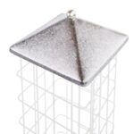 Haube 27,5 x 27,5 cm FEUERVERZINKT