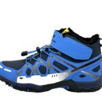 Herren Wanderschuhe gefütterter Stifel Navy-Blau-Weiß 46