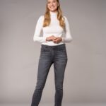 High Waist Jeans Skinny Fit  Modell: Han:na