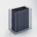 Hochbeet eckig 100 cm x 100 cm x 60 cm (L x H x T), Maschenweite 5 x 5 cm, Wandstärke 10 cm