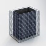 Hochbeet eckig 100 cm x 100 cm x 70 cm (L x H x T), Maschenweite 5 x 5 cm, Wandstärke 10 cm