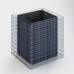 Hochbeet eckig 100 cm x 100 cm x 90 cm (L x H x T), Maschenweite 5 x 10 cm, Wandstärke 10 cm