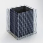 Hochbeet eckig 100 cm x 100 cm x 90 cm (L x H x T), Maschenweite 5 x 5 cm, Wandstärke 10 cm