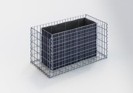 Hochbeet eckig 100 cm x 50 cm x 50 cm (L x H x T), Maschenweite 5 x 10 cm, Wandstärke 10 cm