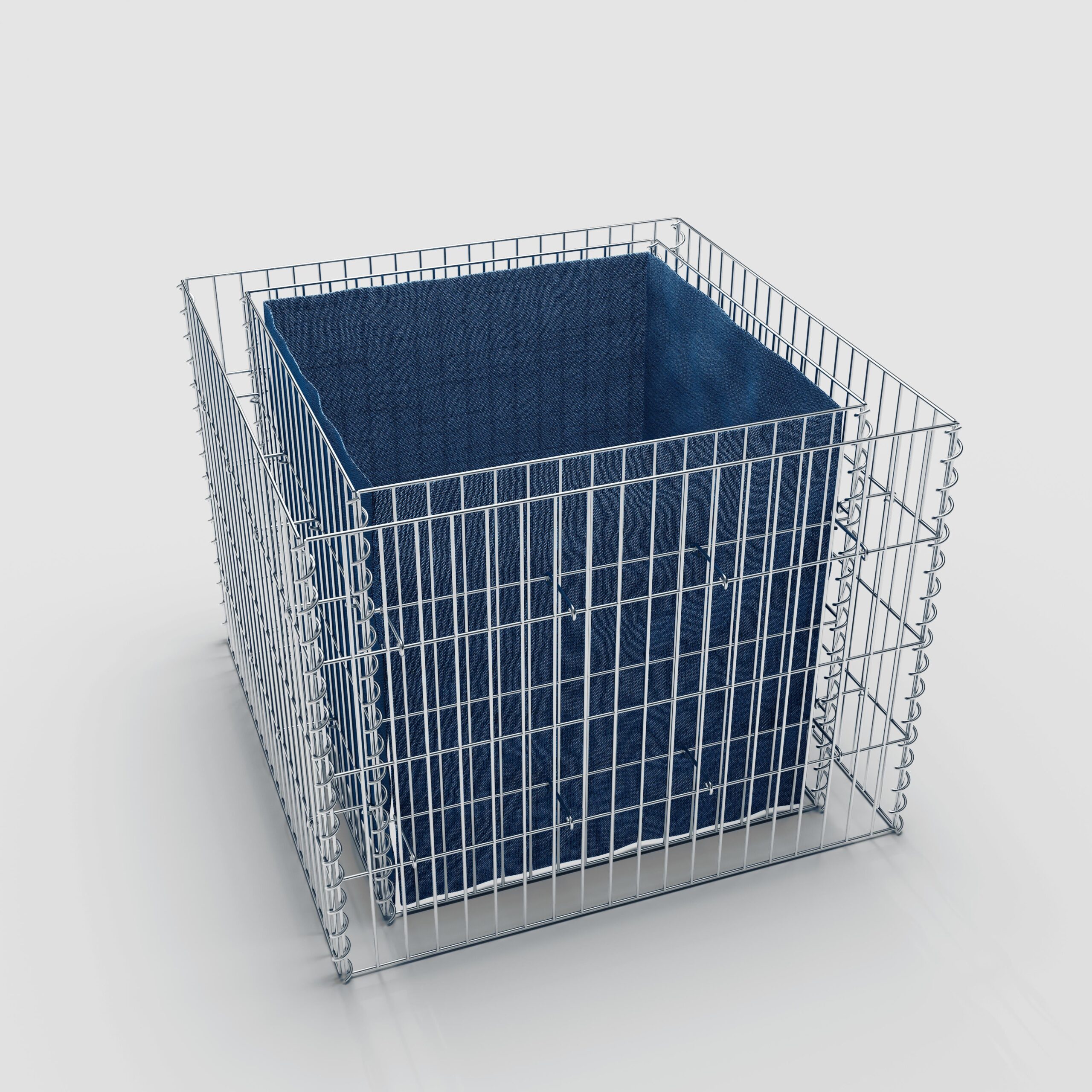 Hochbeet eckig 100 cm x 80 cm x 80 cm (L x H x T) Hochbeet eckig 100 cm x 80 cm x 80 cm (L x H x T), Maschenweite 5 x 20 cm, Wandstärke 10 cm (ohne Bodengitter) - Image 1