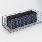 Hochbeet eckig 120 cm x 30 cm x 50 cm (L x H x T), Maschenweite 5 x 10 cm, Wandstärke 10 cm