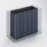 Hochbeet eckig 130 cm x 100 cm x 60 cm (L x H x T), Maschenweite 5 x 10 cm, Wandstärke 10 cm