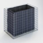 Hochbeet eckig 130 cm x 100 cm x 80 cm (L x H x T), Maschenweite 5 x 10 cm, Wandstärke 10 cm