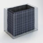 Hochbeet eckig 130 cm x 100 cm x 80 cm (L x H x T), Maschenweite 5 x 5 cm, Wandstärke 10 cm