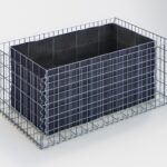 Hochbeet eckig 130 cm x 50 cm x 80 cm (L x H x T), Maschenweite 5 x 10 cm, Wandstärke 10 cm