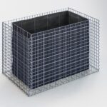 Hochbeet eckig 130 cm x 80 cm x 80 cm (L x H x T), Maschenweite 5 x 5 cm, Wandstärke 10 cm