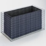 Hochbeet eckig 200 cm x 100 cm x 100 cm (L x H x T), Maschenweite 5 x 10 cm, Wandstärke 10 cm