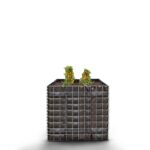 Hochbeet eckig ohne Steinbereich - Länge: 100 cm - Höhe: 90 cm - Tiefe: 100 cm - Maschenweite: 10 x 10 cm