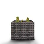 Hochbeet eckig ohne Steinbereich - Länge: 130 cm - Höhe: 100 cm - Tiefe: 50 cm - Maschenweite: 10 x 10 cm