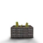 Hochbeet eckig ohne Steinbereich - Länge: 130 cm - Höhe: 60 cm - Tiefe: 60 cm - Maschenweite: 10 x 10 cm