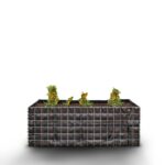 Hochbeet eckig ohne Steinbereich - Länge: 170 cm - Höhe: 60 cm - Tiefe: 60 cm - Maschenweite: 10 x 10 cm