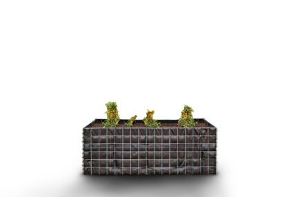 Hochbeet eckig ohne Steinbereich - Länge: 170 cm - Höhe: 60 cm - Tiefe: 60 cm - Maschenweite: 10 x 10 cm