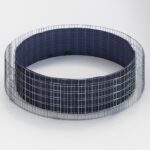 Hochbeet rund, Außendurchmesser 232 cm, Höhe 50 cm, Maschenweite 5 x 10 cm, Wandstärke 15 cm