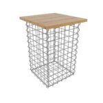 Hocker Spirale MW 5 x 5 TEAK