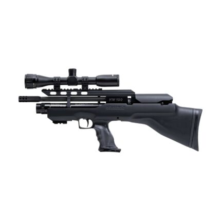 HW 100 Pressluftgewehr Bullpup 4,5 mm mit Schalldämpfer – IR Zubehör | Outdoor Militär Tactical Gear