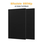 JA Solar 440Wp Full Black Paneel Bifaziale N-Doppelglas-Monomodul Solarmodul - 440Wp Bifaziale JA Solar / 2 Stücke / Abholung Meerbusch