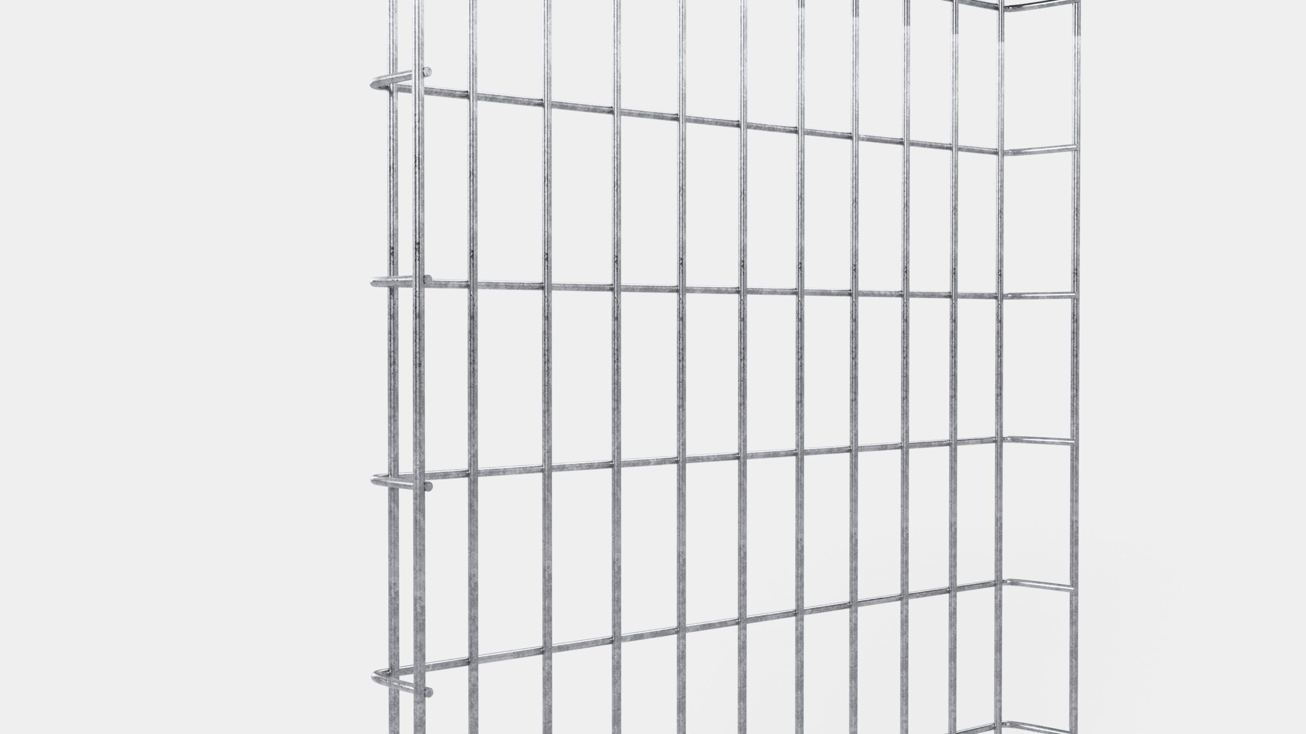 Kabelkanal Höhe 110 cm, Tiefe 5 cm, Maschenweite 5 x 10 cm