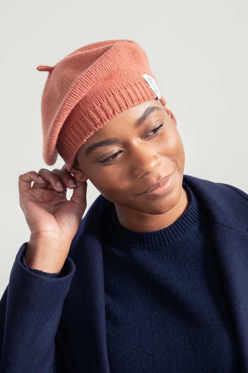 Kaschmir-Baskenmütze Modell: Nicole Kaschmir-Baskenmütze Modell: Nicole - Image 1