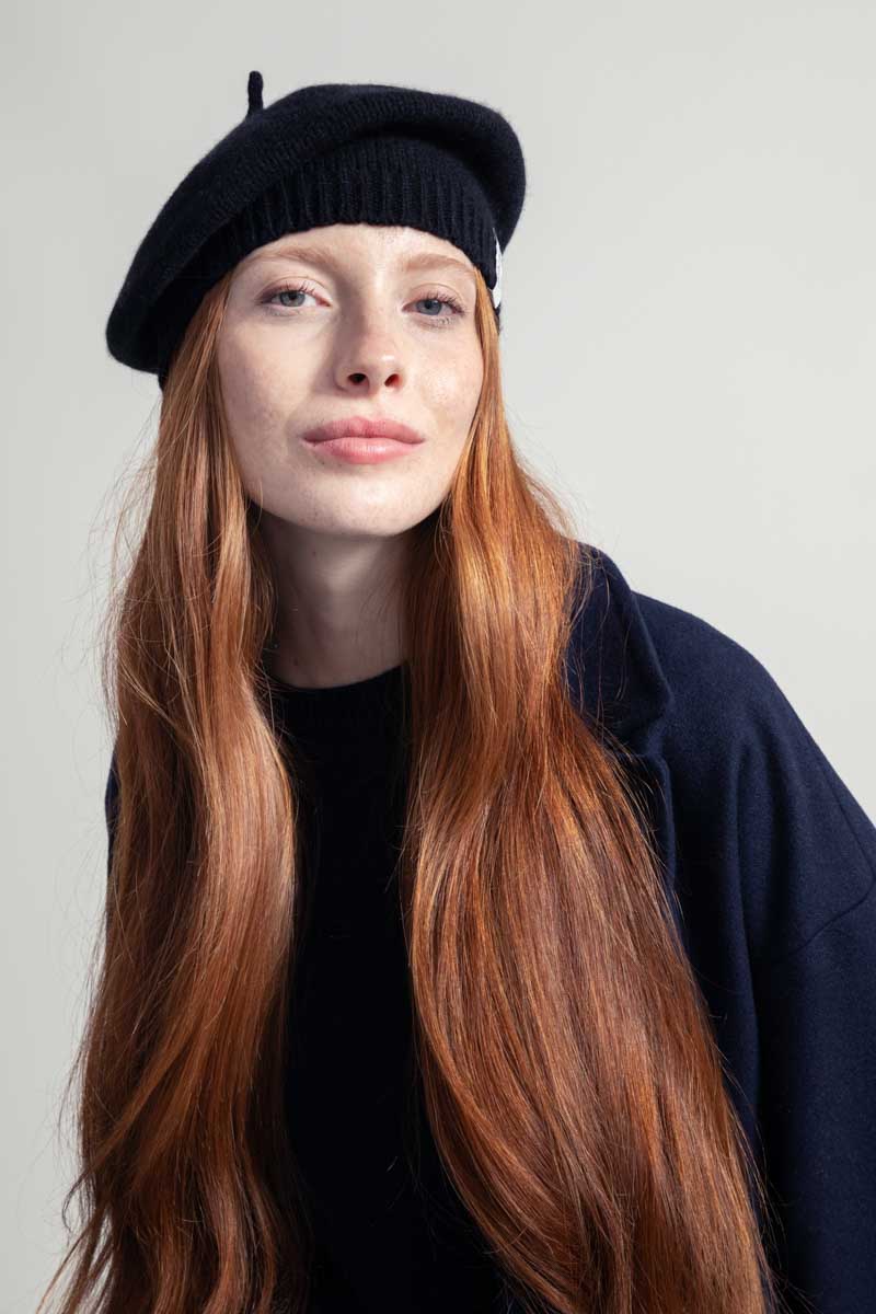 Kaschmir-Baskenmütze Modell: Nicole Kaschmir-Baskenmütze Modell: Nicole - Image 1
