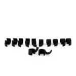 Kawanyo 12 Verbindungsclips zur  freien Auflage v. Koordinationsstangen