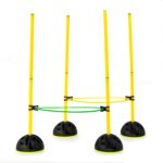 Kawanyo Agility Basic-Kombi mit 2 Reifen, 60cm Ø - gelb/grün