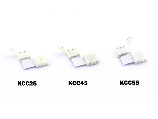 KCC-45 LED Stripe Adapter 4-polig 90°