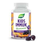 Kids Immun Gummies für Kinder ab 4 Jahren I 20 µg Vitamin D fürs Immunsystem I Holunderbeer-Geschmack I vegan I 60 Stk