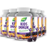 Kids Immun Gummies für Kinder ab 4 Jahren I 20 µg Vitamin D fürs Immunsystem I Holunderbeer-Geschmack I vegan I 60 Stk