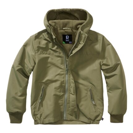 Kinder Jacke Kids Frontzip Windbreaker – Leicht mit Kapuze Winterjacken – Modell 6990 | Outdoor Militär Tactical Gear
