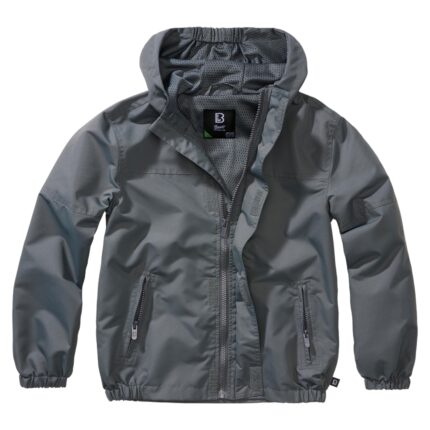 Kinder Jacke Kids Summer Frontzip Windbreaker – Leicht mit Kapuze Winterjacken – Modell 6875 | Outdoor Militär Tactical Gear