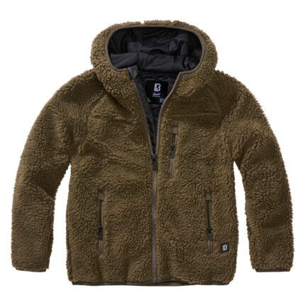 Kinder Jacke Kids Teddyfleece Jacke Hooded – Fleece mit Kapuze Winterjacken – Modell 6954 | Outdoor Militär Tactical Gear