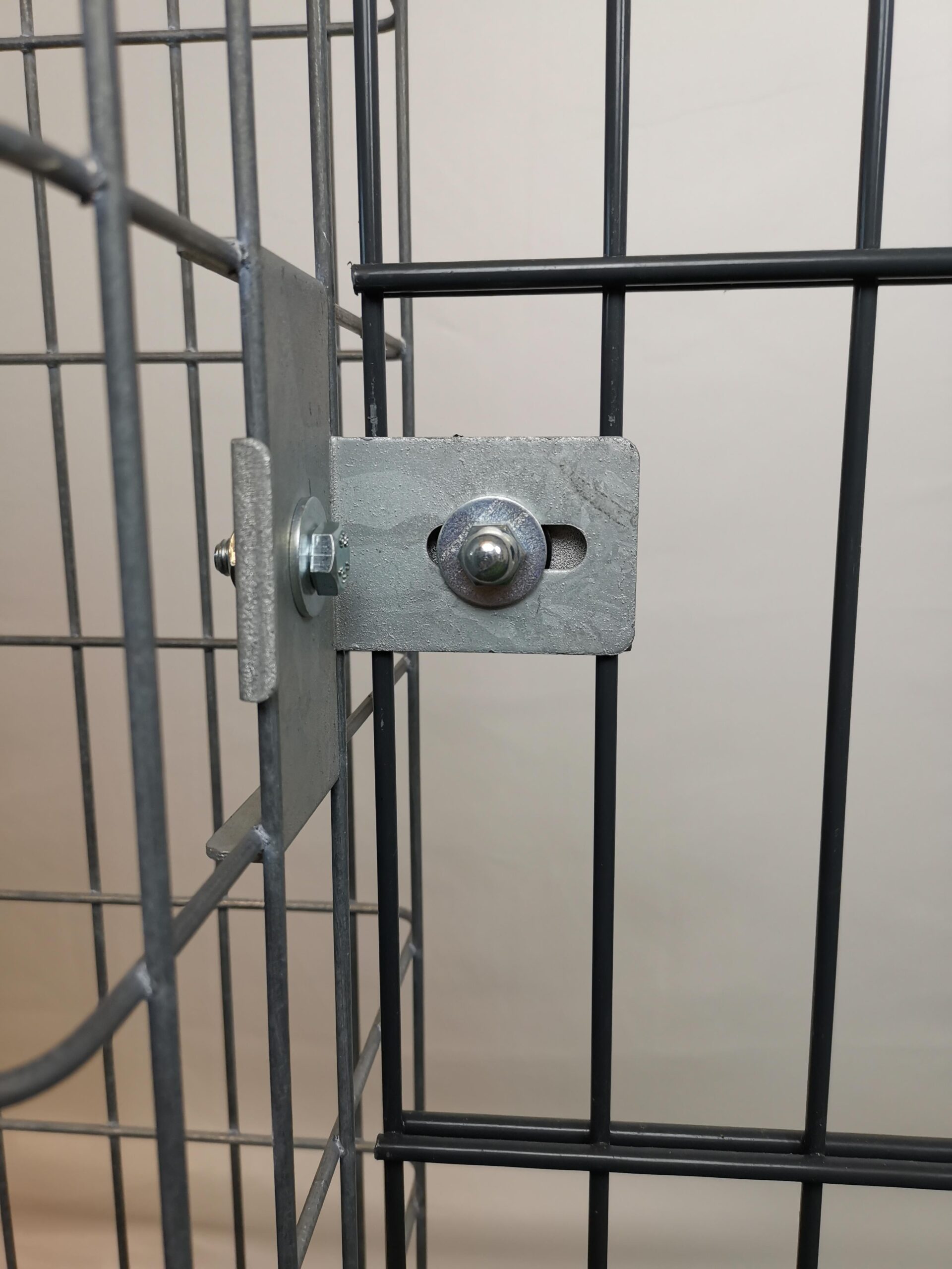 Klammer mit Zaunhalter 5 x 10 cm, für Doppelstabmatte, verzinkt