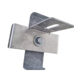 Klammer mit Zaunhalter Maschenweite 10 x 10 cm, verzinkt & Aluminium