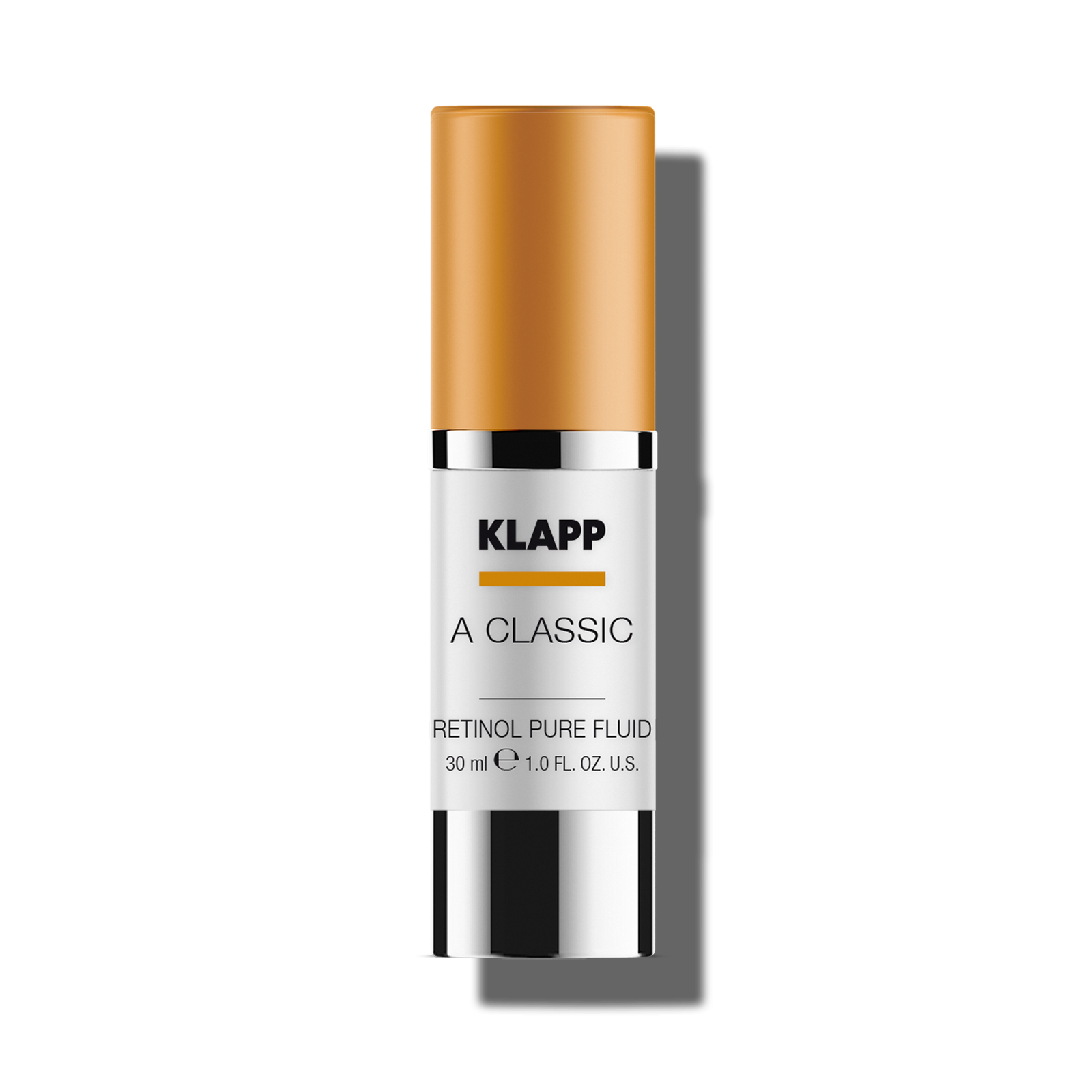 KLAPP Cosmetics - A CLASSIC KLAPP Cosmetics - - Retinol Pure Fluid - mit hochdosiertem Vitmain A für eine effektive Anti-Aging-Kur - für anspruchsvolle reife Haut - 30 ml