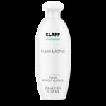 KLAPP Cosmetics - CLEAN & ACTIVE KLAPP Cosmetics -  - Tonic without Alcohol - sanftes, klärendes Gesichtswasser - bringt den pH-Wert wieder ins Gleichgewicht - für trockene, empfindliche Haut geeignet - 250 ml
