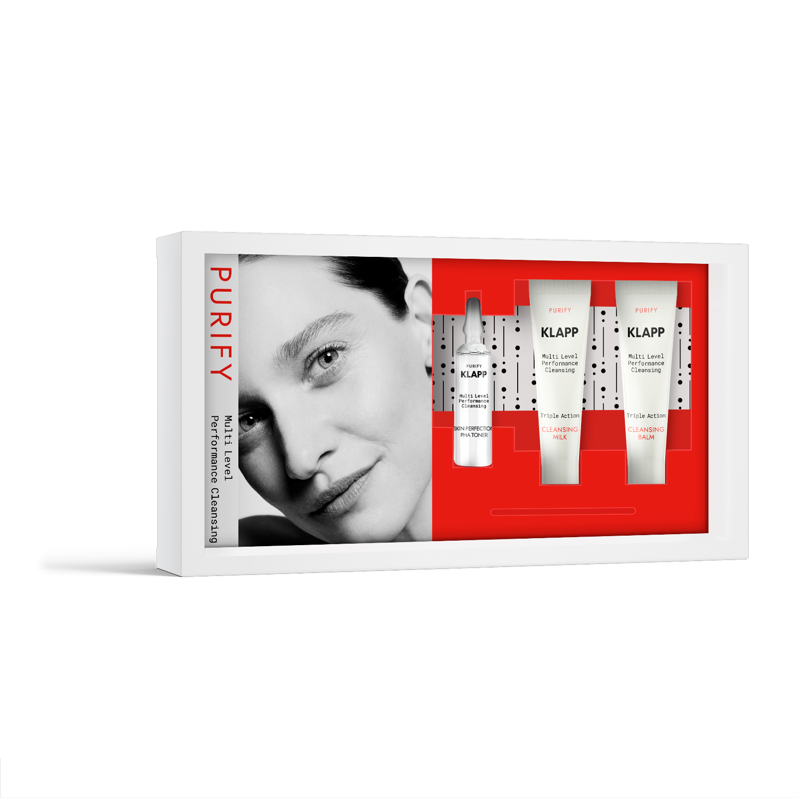 KLAPP Cosmetics - Triple Action Discovery Set (5ml Toner | 5ml Balm | 5ml Milk) KLAPP Cosmetics - Triple Action Discovery Set (5ml Toner | 5ml Balm | 5ml Milk) - Image 1