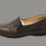 Komfort Damen Mokassins Halbschuhe Dunkelbraun-Hellbraun 39